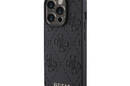 Guess Leather 4G Stamped - Etui iPhone 15 Pro (czarny) - zdjęcie 2