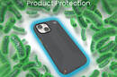 Speck Presidio2 Grip - Etui iPhone 16e / iPhone 15 / iPhone 14 / iPhone 13 (Charcoal Grey / Cool Bronze / White) - zdjęcie 7