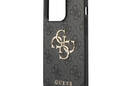 Guess 4G Big Metal Logo - Etui iPhone 15 Pro Max (szary) - zdjęcie 6