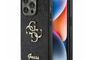 Guess Glitter Script Big 4G - Etui iPhone 15 Pro Max (czarny) - zdjęcie 1