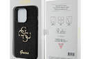 Guess Glitter Script Big 4G - Etui iPhone 15 Pro Max (czarny) - zdjęcie 8