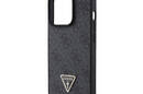 Guess Leather 4G Triangle Strass - Etui iPhone 15 Pro Max (czarny) - zdjęcie 6