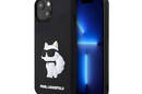 Karl Lagerfeld 3D Rubber NFT Choupette - Etui iPhone 14 Plus (Czarny) - zdjęcie 1