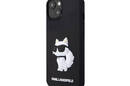Karl Lagerfeld 3D Rubber NFT Choupette - Etui iPhone 14 Plus (Czarny) - zdjęcie 2