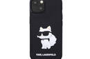 Karl Lagerfeld 3D Rubber NFT Choupette - Etui iPhone 14 Plus (Czarny) - zdjęcie 3