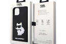 Karl Lagerfeld 3D Rubber NFT Choupette - Etui iPhone 14 Plus (Czarny) - zdjęcie 8