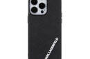 Karl Lagerfeld 3D Rubber Multi Logo - Etui iPhone 15 Pro Max (czarny) - zdjęcie 3