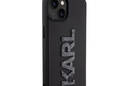 Karl Lagerfeld 3D Rubber Glitter Logo - Etui iPhone 15 (czarny) - zdjęcie 4