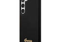 Guess Silicone Script Metal Logo - Etui Samsung Galaxy S23+ (czarny) - zdjęcie 2
