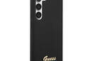 Guess Silicone Script Metal Logo - Etui Samsung Galaxy S23+ (czarny) - zdjęcie 4