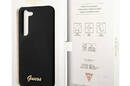 Guess Silicone Script Metal Logo - Etui Samsung Galaxy S23+ (czarny) - zdjęcie 8