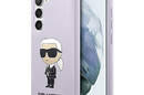 Karl Lagerfeld Silicone NFT Ikonik - Etui Samsung Galaxy S23+ (fioletowy) - zdjęcie 1