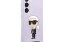Karl Lagerfeld Silicone NFT Ikonik - Etui Samsung Galaxy S23+ (fioletowy) - zdjęcie 4
