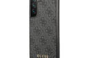 Guess 4G Metal Logo - Etui Samsung Galaxy S23 (szary) - zdjęcie 2