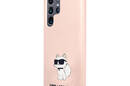 Karl Lagerfeld Silicone NFT Choupette - Etui Samsung Galaxy S23 Ultra (różowy) - zdjęcie 2