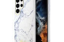 Guess Marble Collection - Etui Samsung Galaxy S23 Ultra (biały) - zdjęcie 1