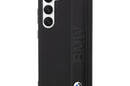 BMW Leather Textured & Stripe - Etui Samsung Galaxy S23 (czarny) - zdjęcie 3