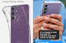 Spigen Liquid Crystal Glitter - Etui do Samsung Galaxy S23 FE (Przezroczysty) - zdjęcie 10