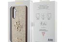 Guess Glitter Script Big 4G - Etui Samsung Galaxy S23 FE (złoty) - zdjęcie 8