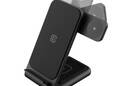Crong PowerSpot Pivot Stand - Ładowarka bezprzewodowa 3w1 do iPhone, Samsung & Android, Galaxy Watch i słuchawek TWS (czarny) - zdjęcie 2
