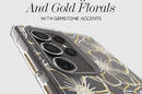 Case-Mate Floral Gems - Etui Samsung Galaxy S24 Ultra (Gold) - zdjęcie 9
