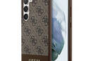 Guess 4G Bottom Stripe Metal Logo Collection - Etui Samsung Galaxy S24+ (bršzowy) - zdjęcie 1