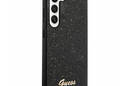 Guess Glitter Flakes Metal Logo Case - Etui Samsung Galaxy S24+ (czarny) - zdjęcie 3