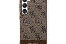 Guess 4G Bottom Stripe Metal Logo Collection - Etui Samsung Galaxy S24+ (bršzowy) - zdjęcie 3