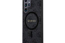 Guess 4G Collection Leather Metal Logo MagSafe - Etui Samsung Galaxy S24 Ultra (czarny) - zdjęcie 2