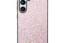Guess Glitter Flakes Metal Logo Case - Etui Samsung Galaxy S24 (różowy) - zdjęcie 3