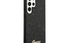 Guess Glitter Flakes Metal Logo Case - Etui Samsung Galaxy S24 Ultra (czarny) - zdjęcie 3