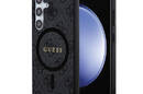 Guess 4G Collection Leather Metal Logo MagSafe - Etui Samsung Galaxy S24 (czarny) - zdjęcie 1