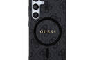 Guess 4G Collection Leather Metal Logo MagSafe - Etui Samsung Galaxy S24 (czarny) - zdjęcie 3