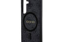 Guess 4G Collection Leather Metal Logo MagSafe - Etui Samsung Galaxy S24 (czarny) - zdjęcie 6