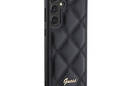 Guess Quilted Metal Logo - Etui Samsung Galaxy S23 FE (czarny) - zdjęcie 3