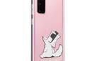 Karl Lagerfeld Choupette Fun Sunglasses - Etui Samsung Galaxy S20 (przezroczysty) - zdjęcie 5