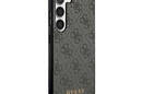Guess 4G Metal Gold Logo - Etui Samsung Galaxy S24+ (czarny) - zdjęcie 4