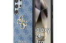 Guess 4G Big Metal Logo - Etui Samsung Galaxy S24 Ultra (niebieski) - zdjęcie 1
