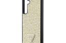 Guess Rhinestone Triangle - Etui Samsung Galaxy S24 (złoty) - zdjęcie 6