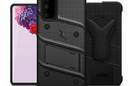 Zizo Bolt Cover - Pancerne etui Samsung Galaxy S20 oraz podstawka & uchwyt do paska (Black/Black) - zdjęcie 3
