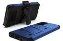 Zizo Bolt Cover - Pancerne etui Samsung Galaxy S20 oraz podstawka & uchwyt do paska (Blue/Black) - zdjęcie 7