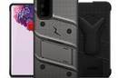 Zizo Bolt Cover - Pancerne etui Samsung Galaxy S20 oraz podstawka & uchwyt do paska (Gun Metal Gray) - zdjęcie 3