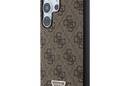 Guess 4G Triangle Strass - Etui Samsung Galaxy S24 Ultra (bršzowy) - zdjęcie 2