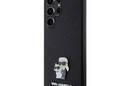 Karl Lagerfeld Saffiano Karl & Choupette Metal Pin - Etui Samsung Galaxy S24 Ultra (czarny) - zdjęcie 2