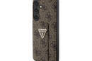 Guess Grip Stand 4G Triangle Strass Logo - Etui Samsung Galaxy S24+ (bršzowy) - zdjęcie 2
