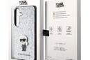 Karl Lagerfeld Fixed Glitter Ikonik Logo Metal Pin - Etui Samsung Galaxy S24+ (srebrny) - zdjęcie 8