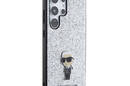 Karl Lagerfeld Fixed Glitter Ikonik Logo Metal Pin - Etui Samsung Galaxy S24 Ultra (srebrny) - zdjęcie 4