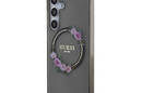Guess IML Flowers Wreath MagSafe - Etui Samsung Galaxy S24 (czarny) - zdjęcie 2