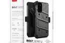 Zizo Bolt Cover - Pancerne etui Samsung Galaxy S20 oraz podstawka & uchwyt do paska (Gun Metal Gray) - zdjęcie 8