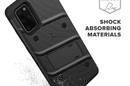 Zizo Bolt Cover - Pancerne etui Samsung Galaxy S20+ oraz podstawka & uchwyt do paska (Black/Black) - zdjęcie 5